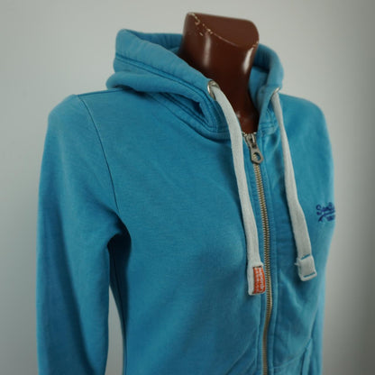 Women's Hoodie Superdry. Blue. M. Used. Good