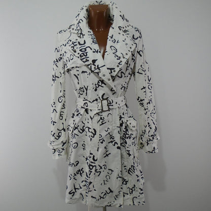 Women's Coat Desigual. White. XL. Used. Good