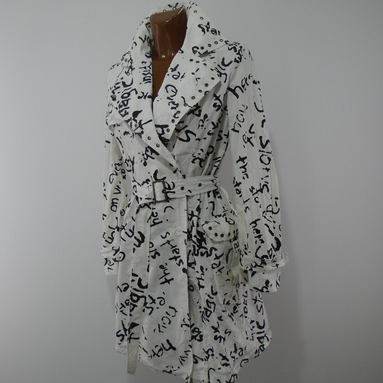 Women's Coat Desigual. White. XL. Used. Good