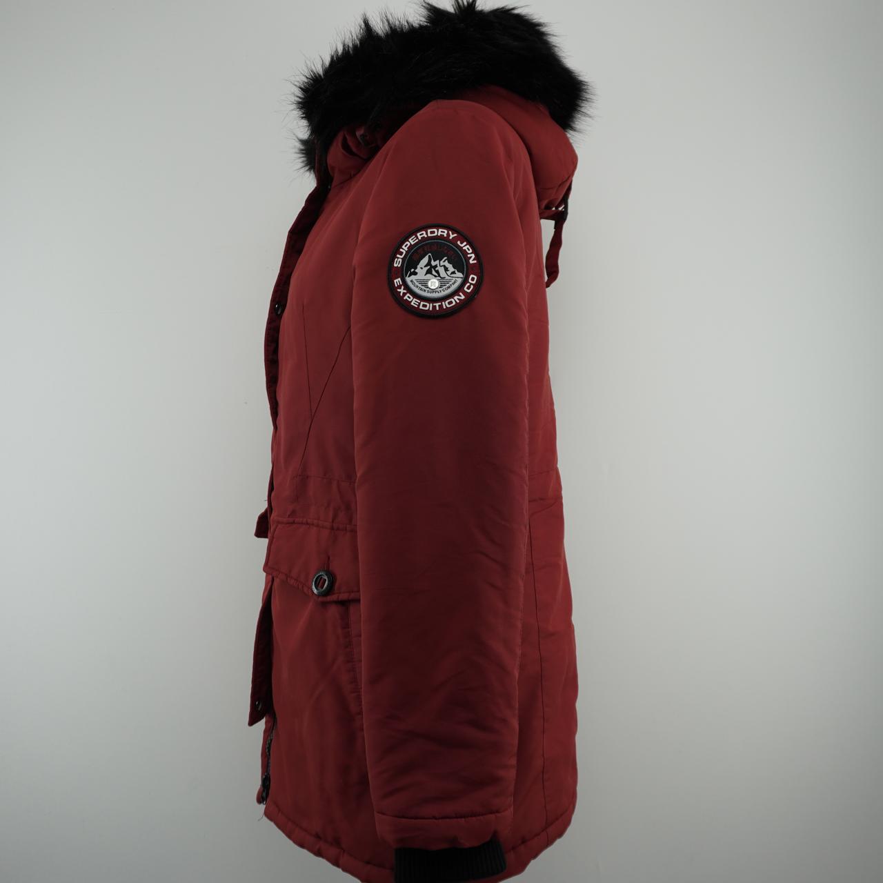 Women's Parka Superdry. Red. M. Used. Good