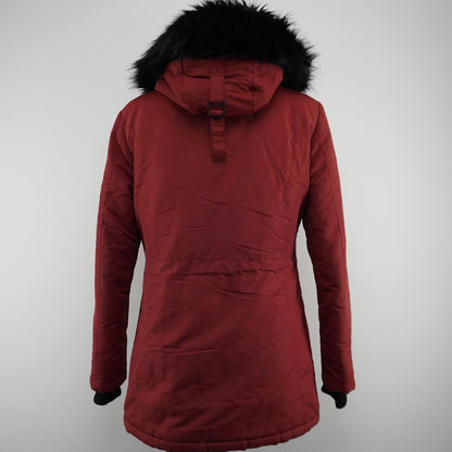 Women's Parka Superdry. Red. M. Used. Good