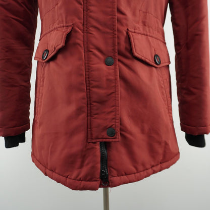 Women's Parka Superdry. Red. M. Used. Good