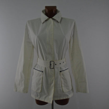 Women's Jacket Burberry. White. XXL. Used. Good