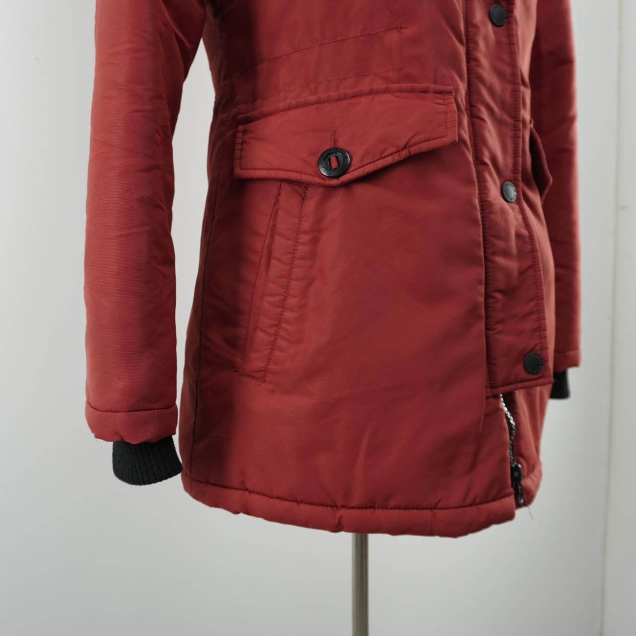 Women's Parka Superdry. Red. M. Used. Good