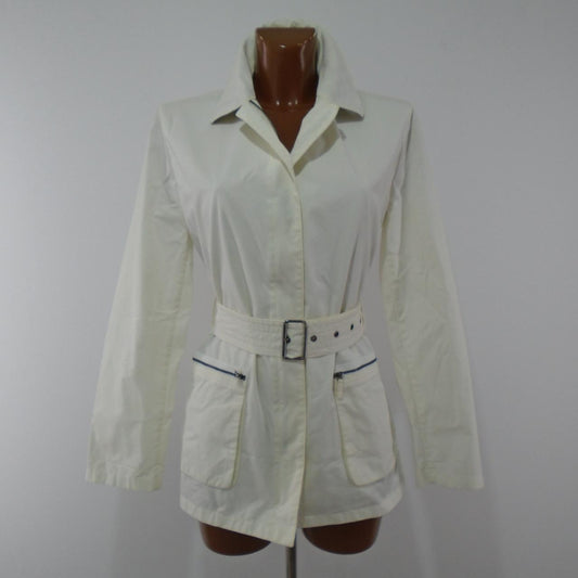 Women's Jacket Burberry. White. XXL. Used. Good