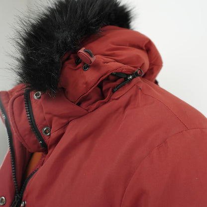 Women's Parka Superdry. Red. M. Used. Good