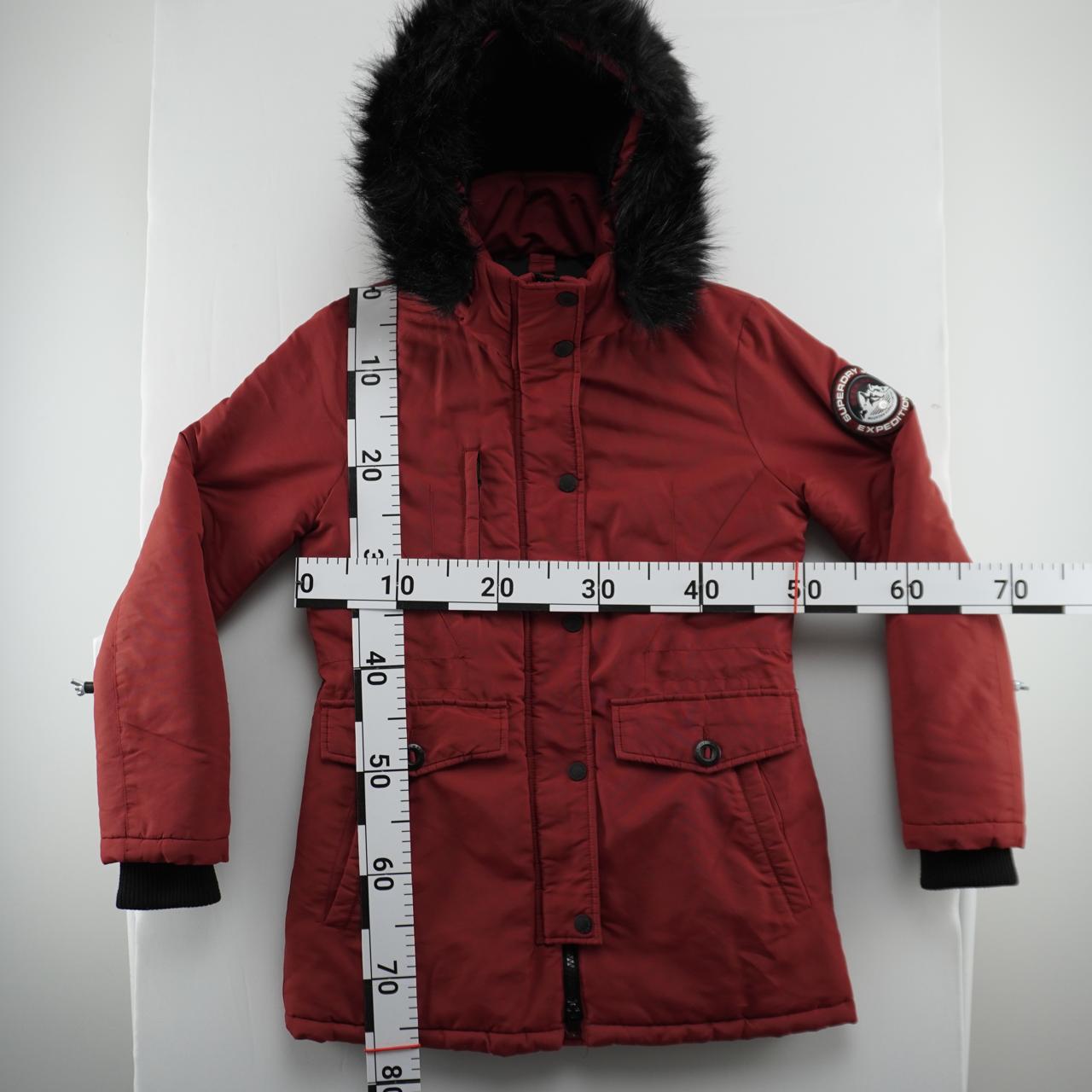 Women's Parka Superdry. Red. M. Used. Good