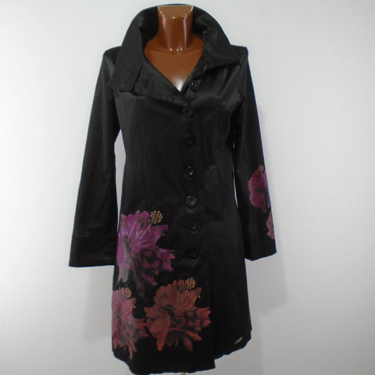 Women's Coat Desigual. Black. L. Used. Good