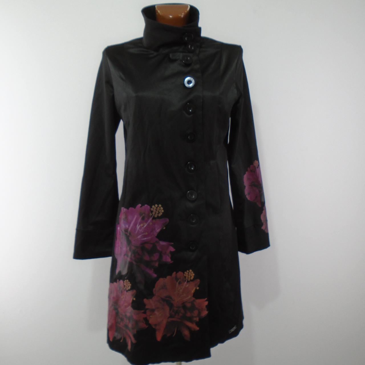 Women's Coat Desigual. Black. L. Used. Good