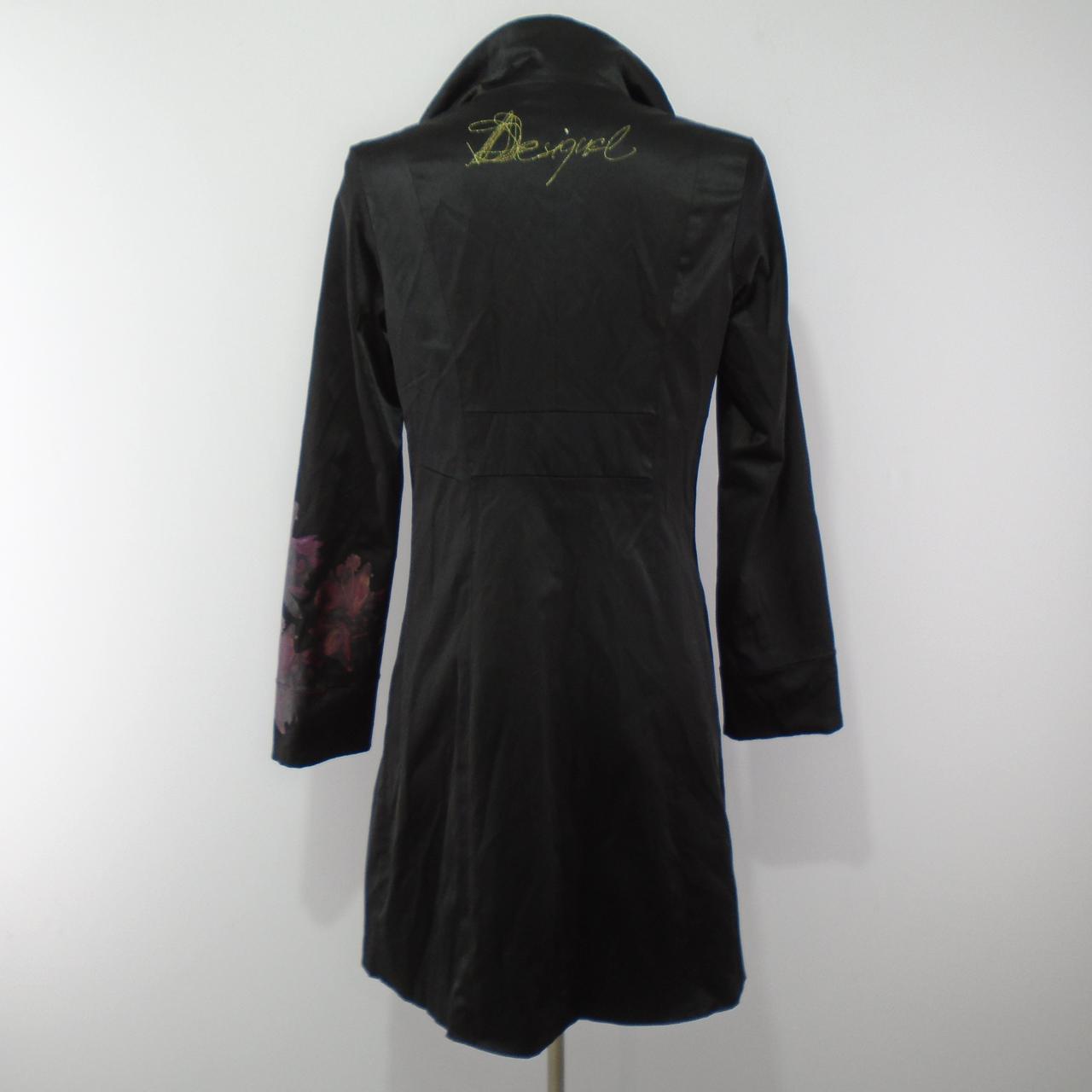 Women's Coat Desigual. Black. L. Used. Good