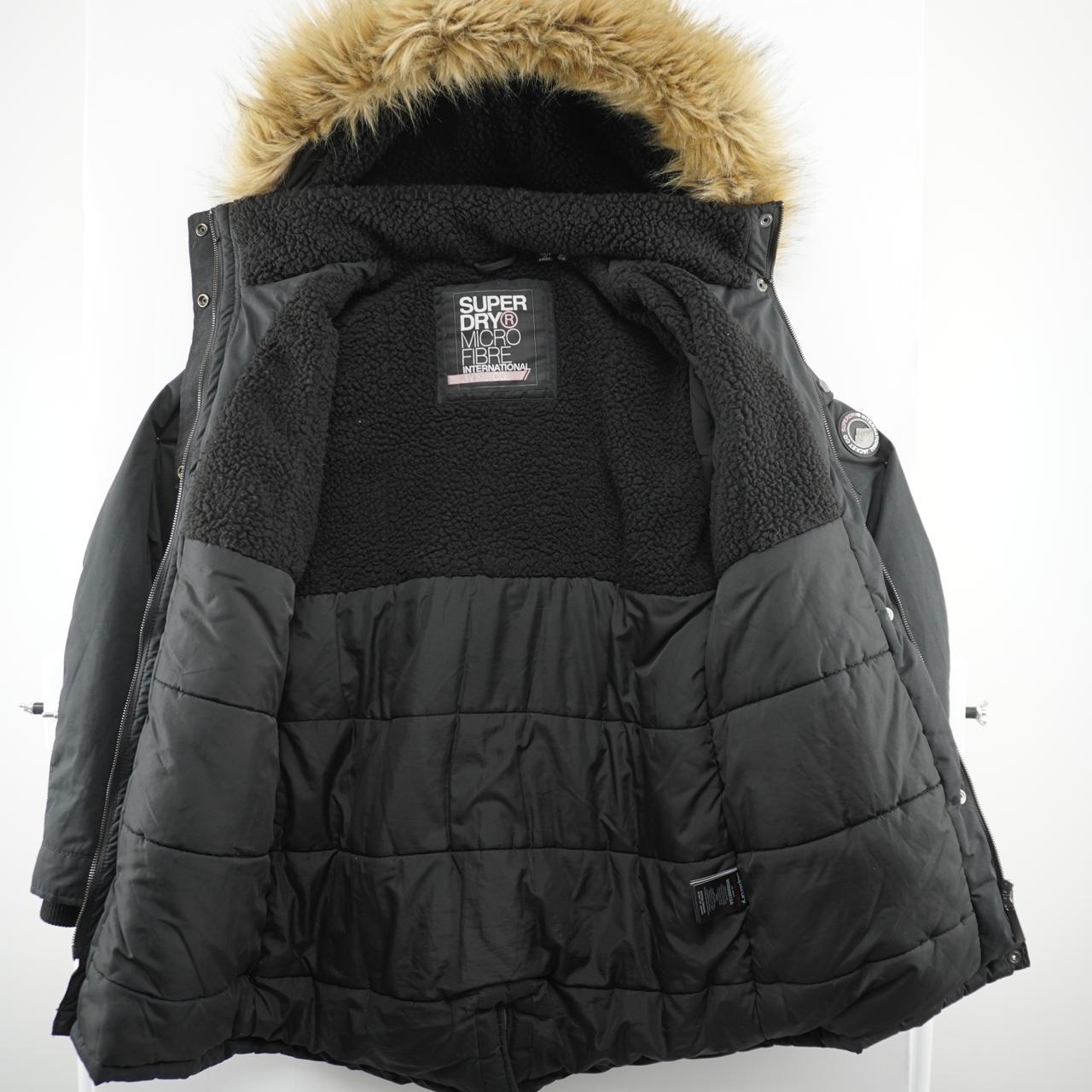 Women's Parka Superdry. Black. L. Used. Good