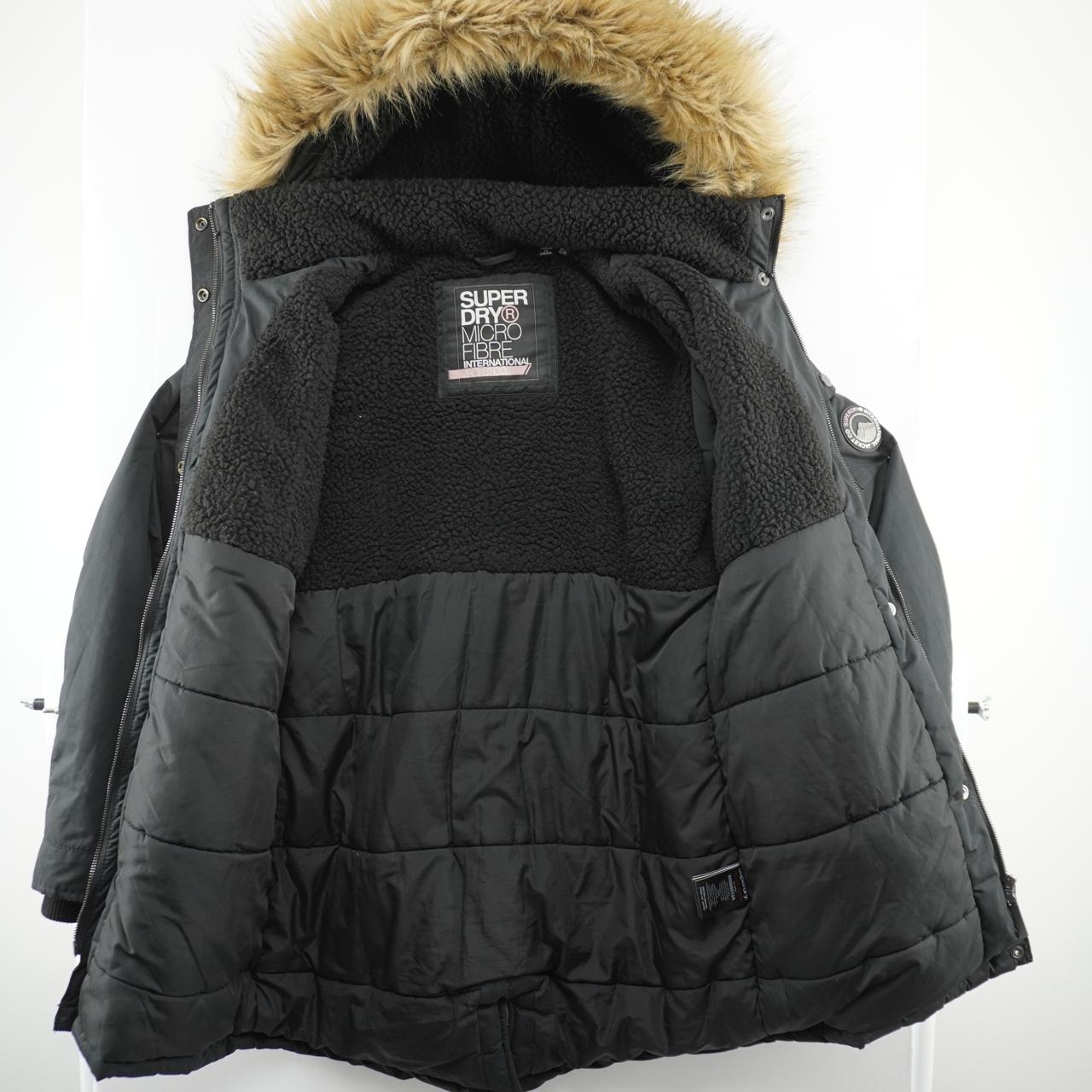 Women's Parka Superdry. Black. L. Used. Good