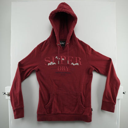 Women's Hoodie Superdry. Red. M. Used. Good