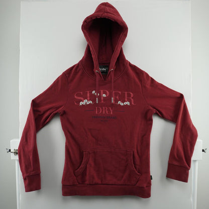 Women's Hoodie Superdry. Red. M. Used. Good