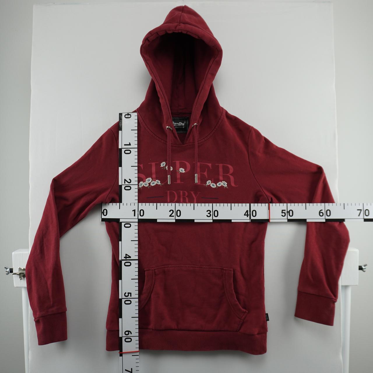 Women's Hoodie Superdry. Red. M. Used. Good