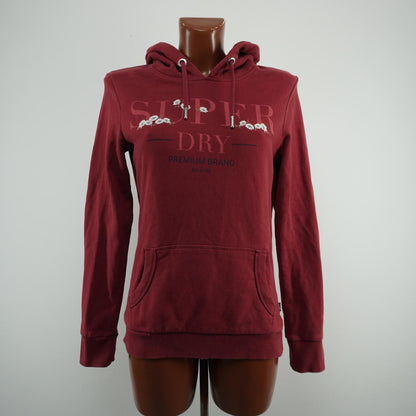 Women's Hoodie Superdry. Red. M. Used. Good