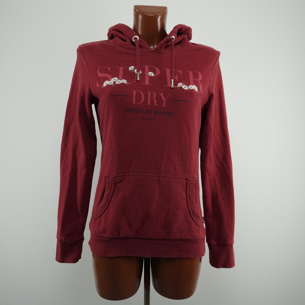 Women's Hoodie Superdry. Red. M. Used. Good