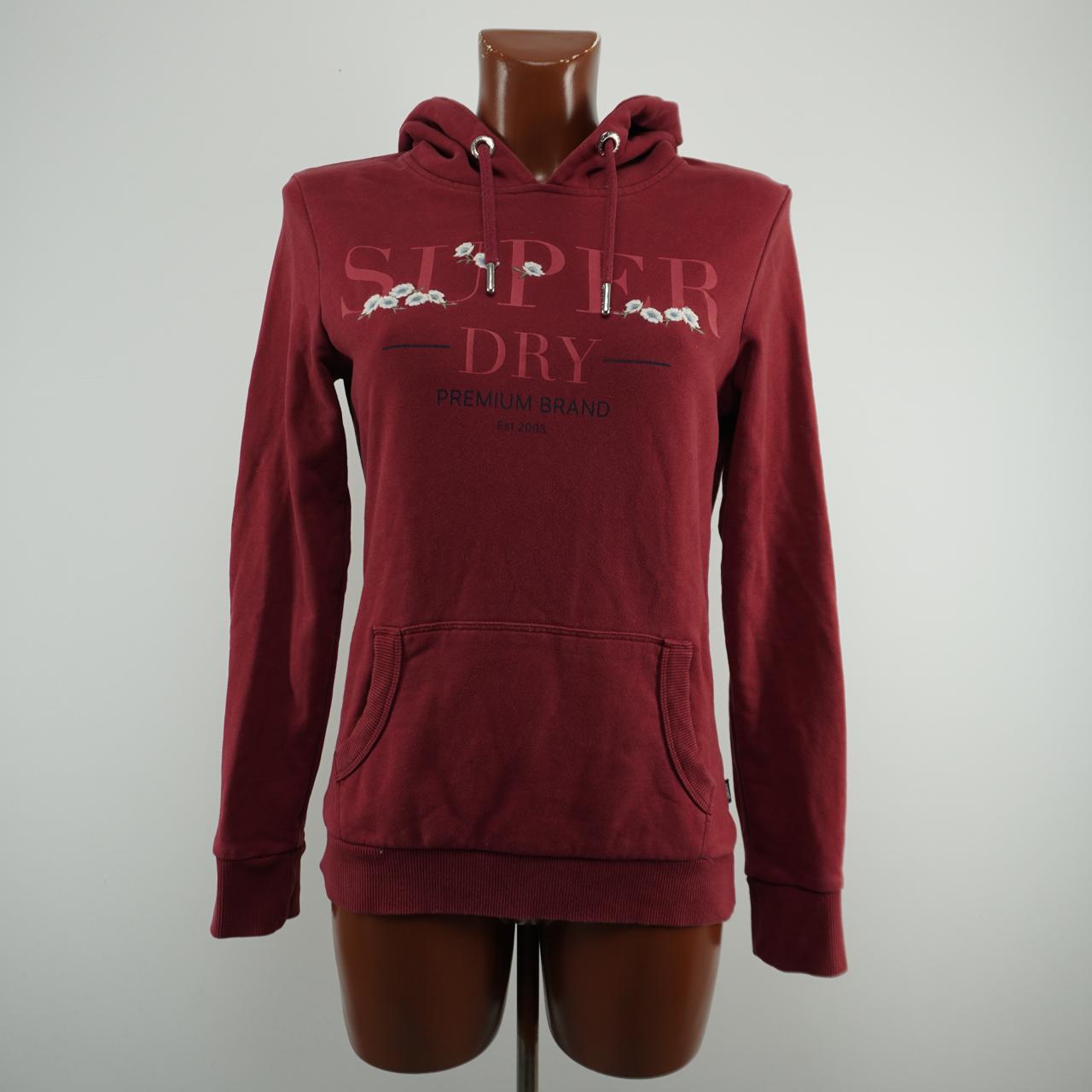 Women's Hoodie Superdry. Red. M. Used. Good