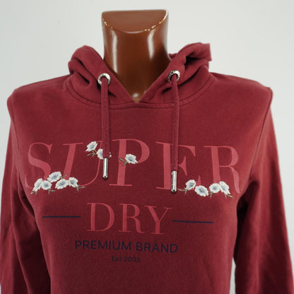 Women's Hoodie Superdry. Red. M. Used. Good