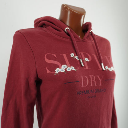 Women's Hoodie Superdry. Red. M. Used. Good