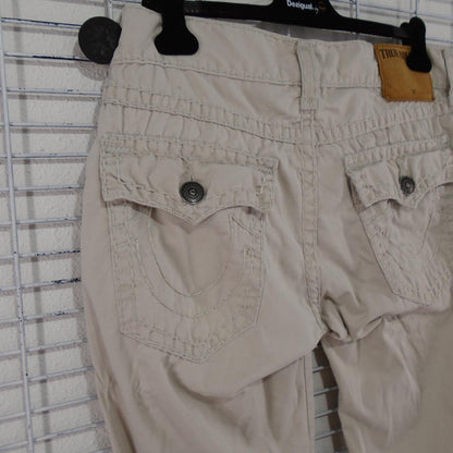 Men's Pants True Religion. Beige. XXXXL. Used. Good