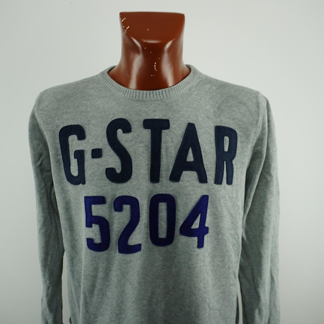 Men's Sweatshirt G-Star. Grey. XL. Used. Good