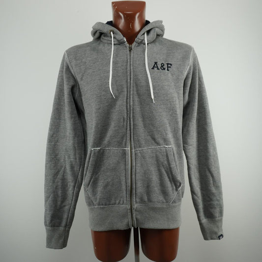 Sudadera con capucha para hombre Abercrombie &amp; Fitch. Gris. XL. Usada. En buen estado