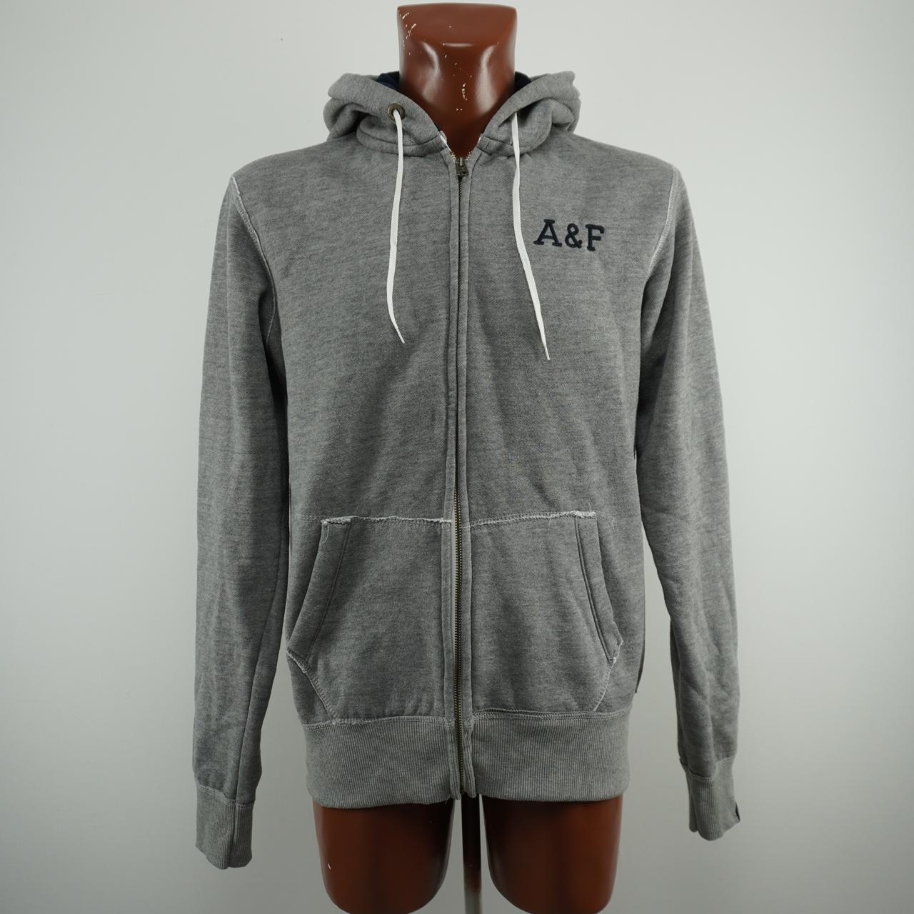 Men's Hoodie Abercrombie & Fitch. Grey. XL. Used. Good