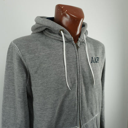 Men's Hoodie Abercrombie & Fitch. Grey. XL. Used. Good