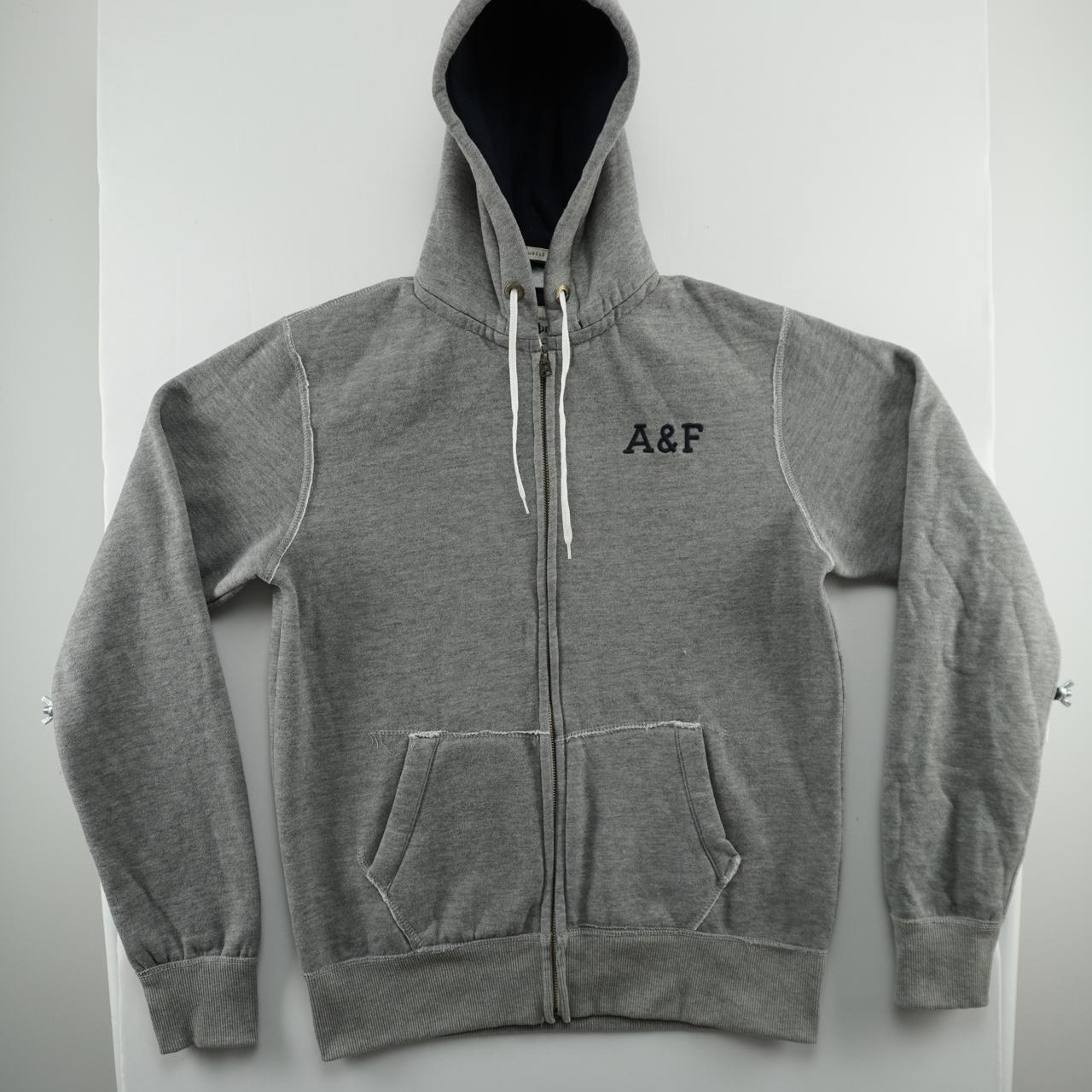 Men's Hoodie Abercrombie & Fitch. Grey. XL. Used. Good