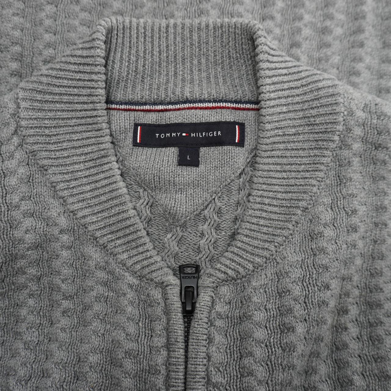 Men's Sweater Tommy Hilfiger. Grey. L. Used. Good