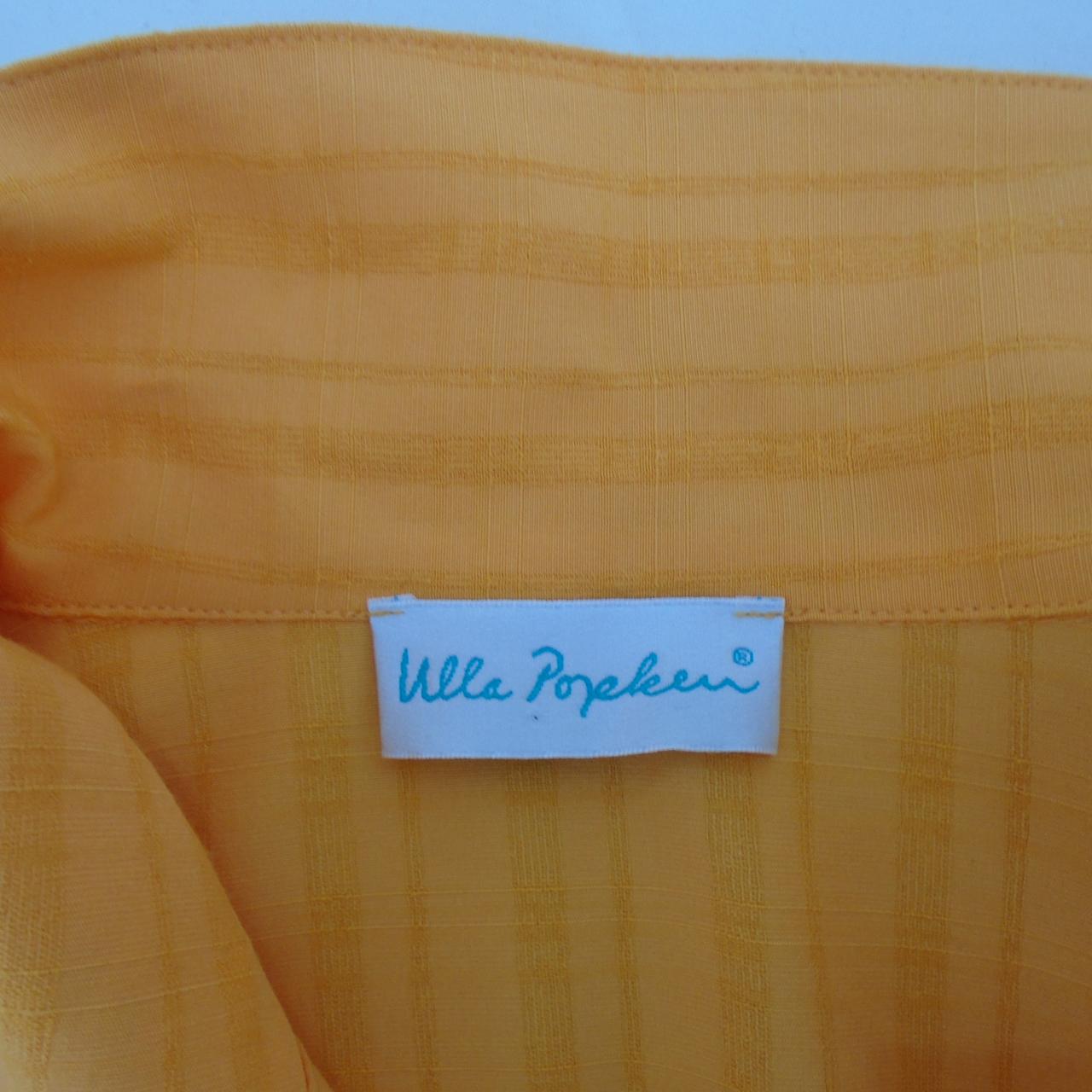 Blusa de mujer Ulla Popken. Amarillo. XL. nuevo sin etiquetas