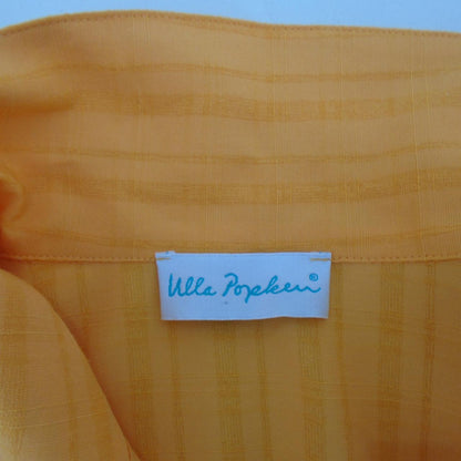 Blusa de mujer Ulla Popken. Amarillo. XL. nuevo sin etiquetas