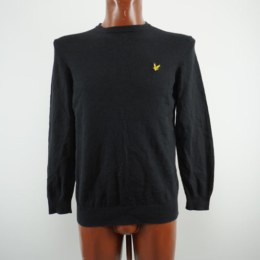 Men's Sweatshirt Lyle & scott. Black. M. Used. Good