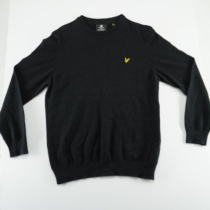 Men's Sweatshirt Lyle & scott. Black. M. Used. Good