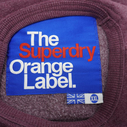 Sudadera de hombre Superdry. Burdeos. XXL. Usada. Buena