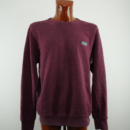 Men's Sweatshirt Superdry. Bordeaux. XXL. Used. Good