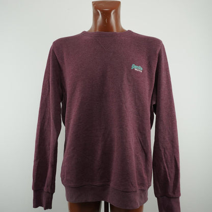 Men's Sweatshirt Superdry. Bordeaux. XXL. Used. Good