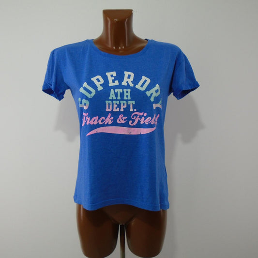 Women's T-Shirt Superdry. Blue. S. Used. Good
