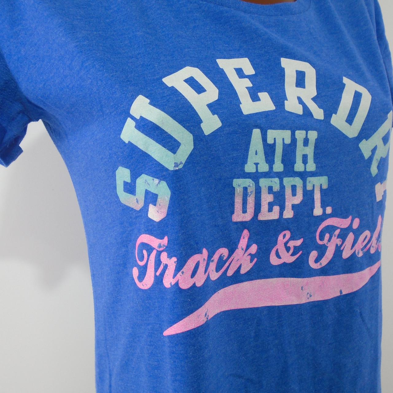 Camiseta Mujer Superdry. Azul. S. Usado. Bien