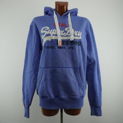 Women's Hoodie Superdry. Blue. L. Used. Good