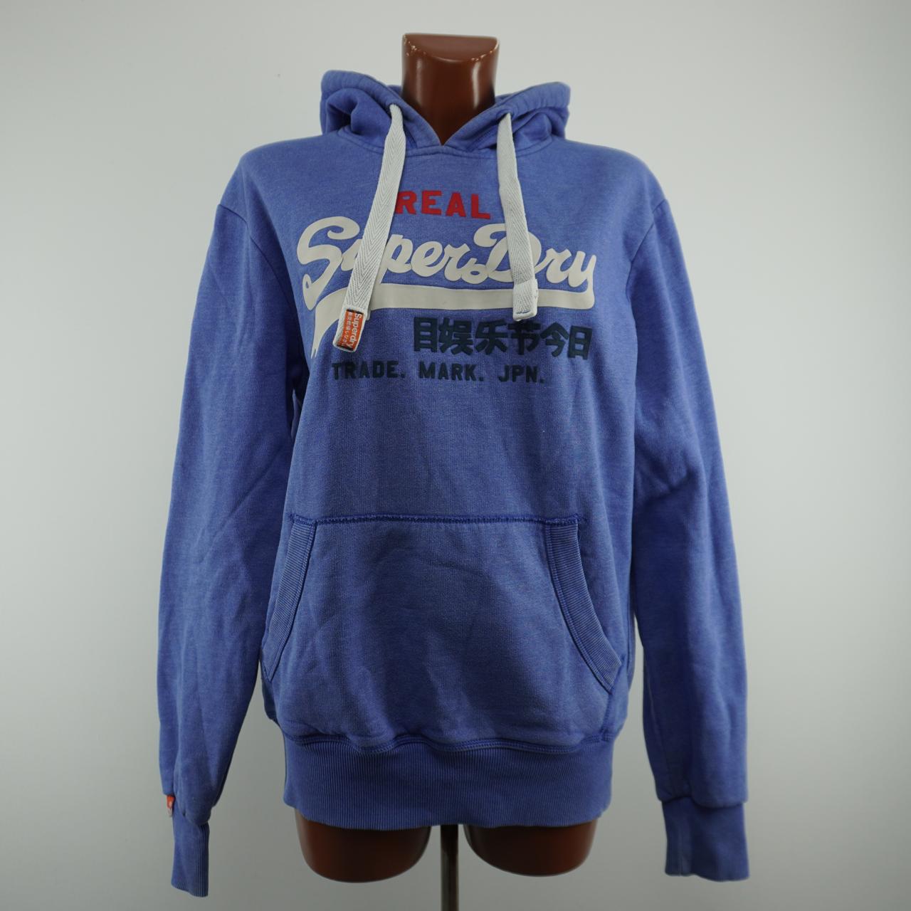 Women's Hoodie Superdry. Blue. L. Used. Good