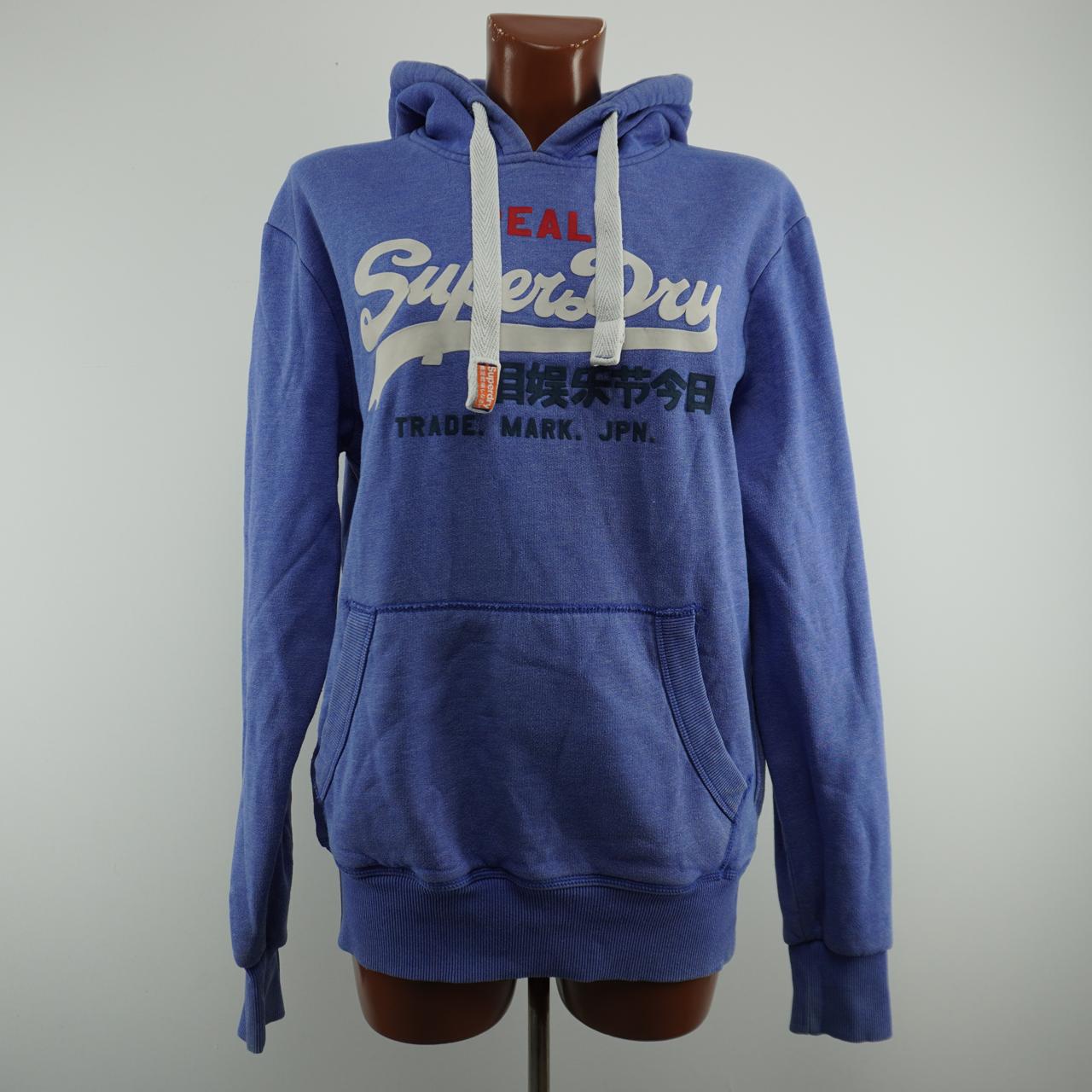 Women's Hoodie Superdry. Blue. L. Used. Good