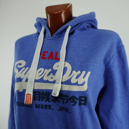 Women's Hoodie Superdry. Blue. L. Used. Good