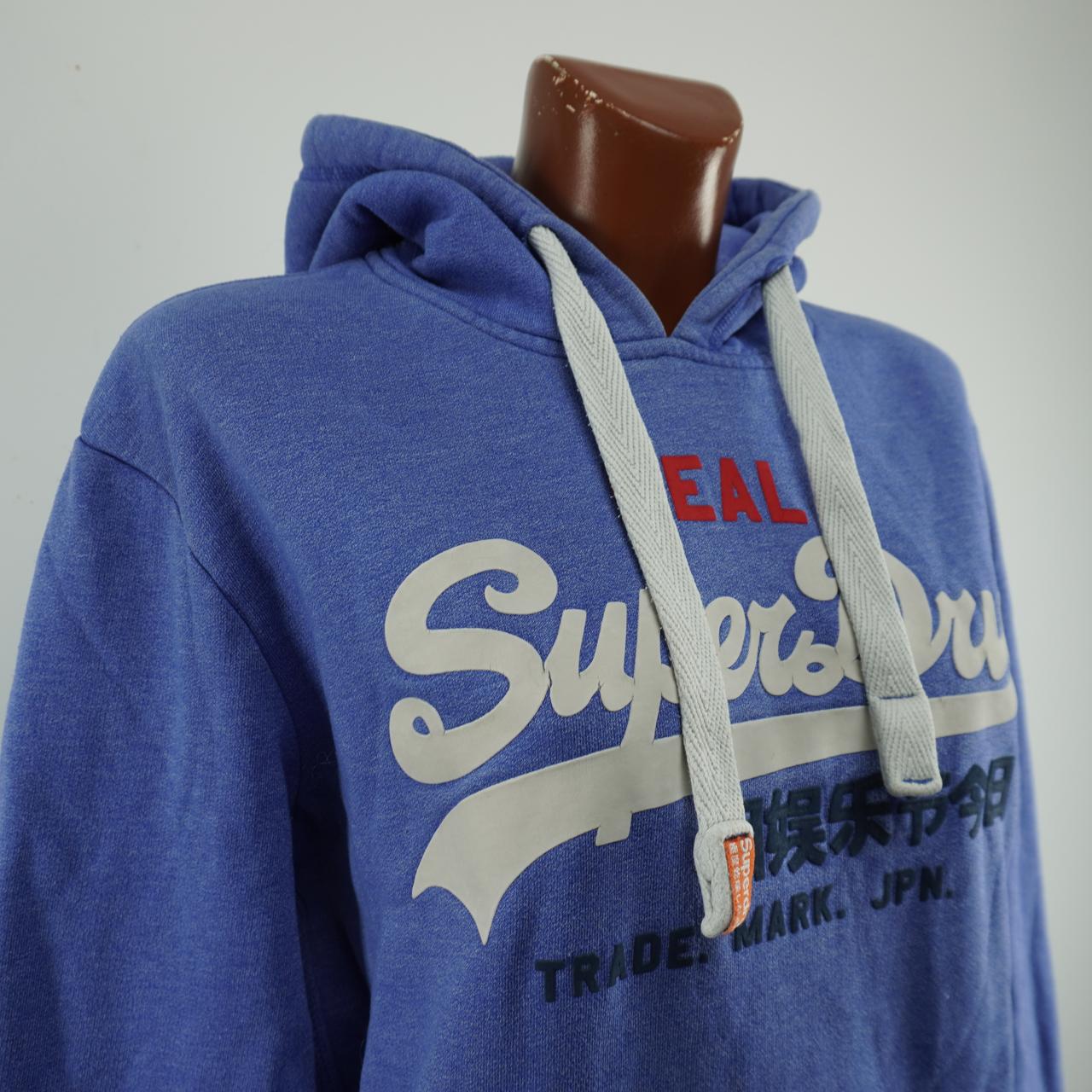 Women's Hoodie Superdry. Blue. L. Used. Good