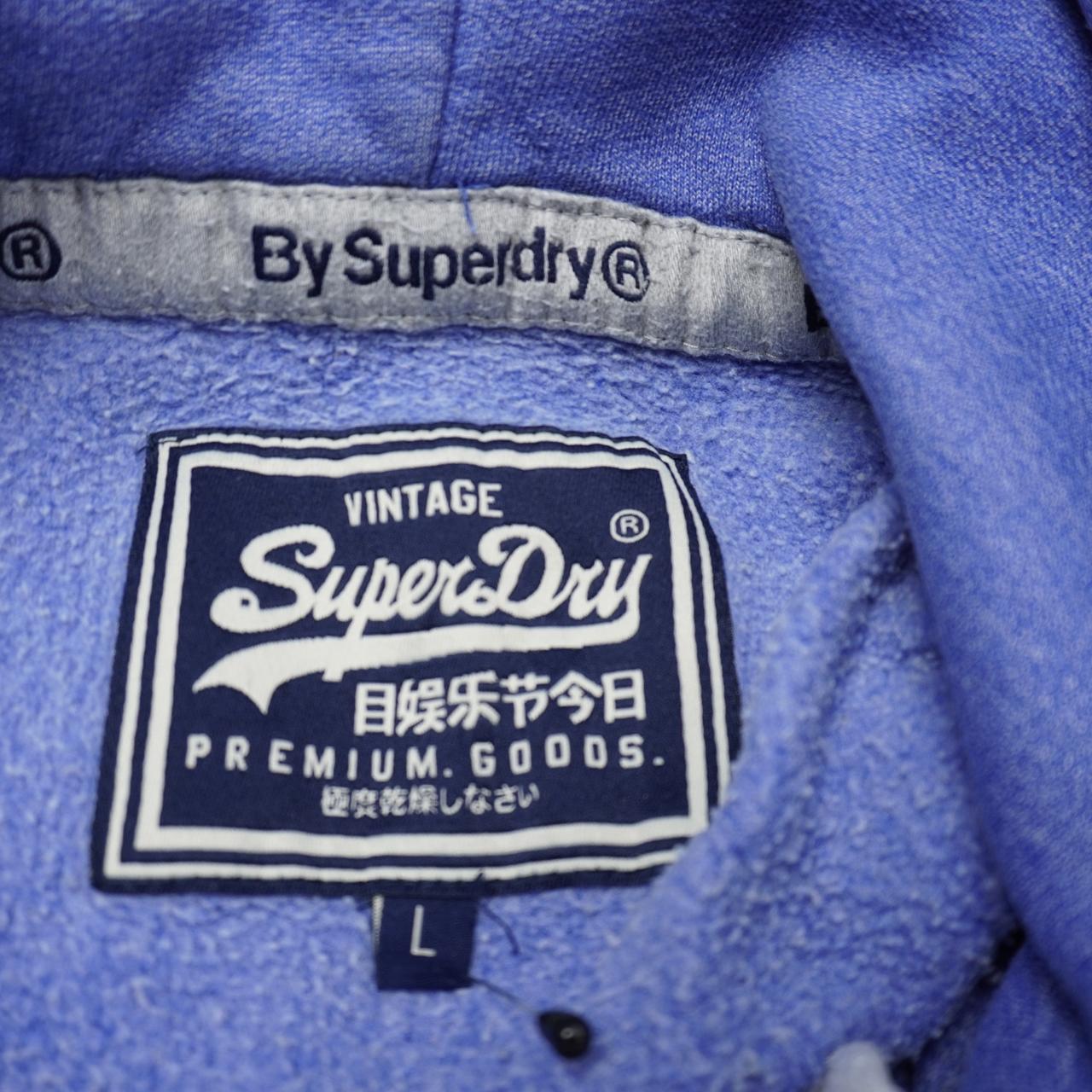 Women's Hoodie Superdry. Blue. L. Used. Good