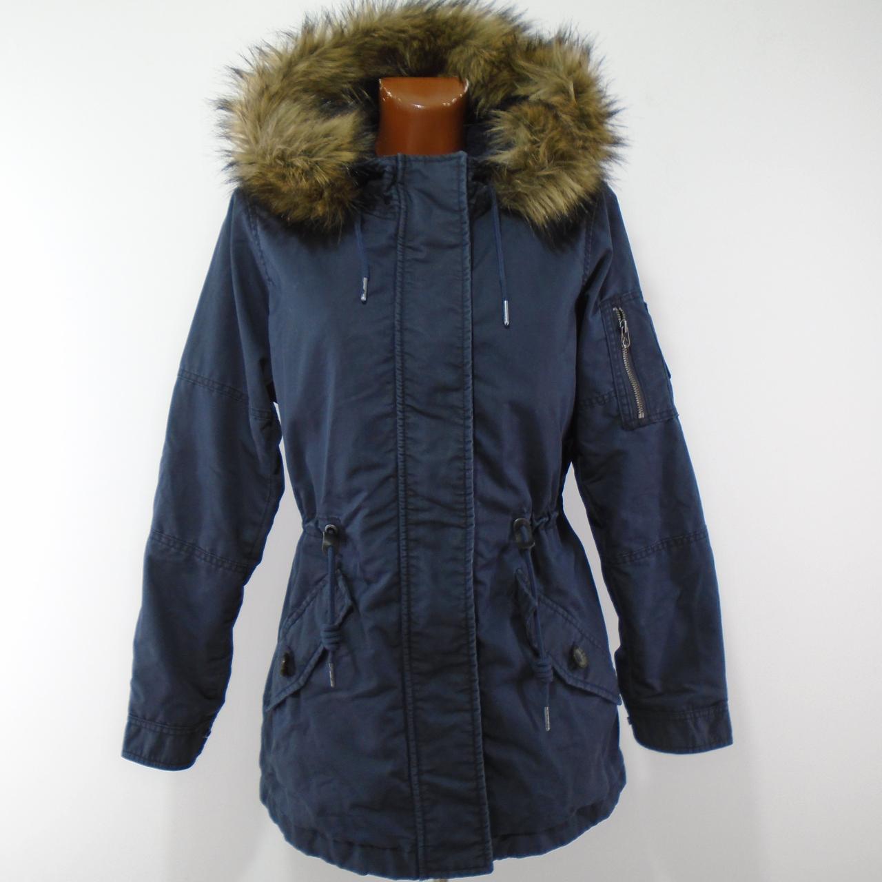 Damenparka Superdry. Dunkelblau. M. Gebraucht. Gut