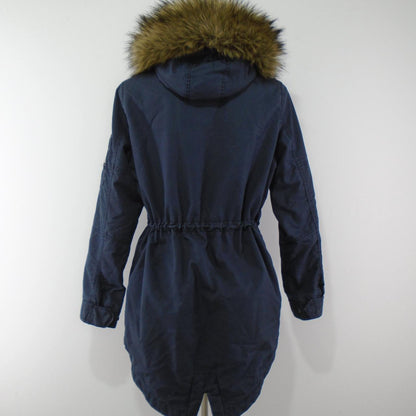 Damenparka Superdry. Dunkelblau. M. Gebraucht. Gut