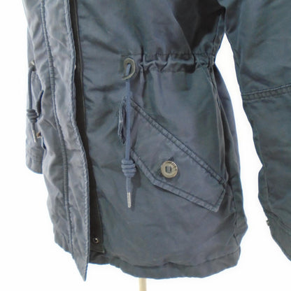 Damenparka Superdry. Dunkelblau. M. Gebraucht. Gut