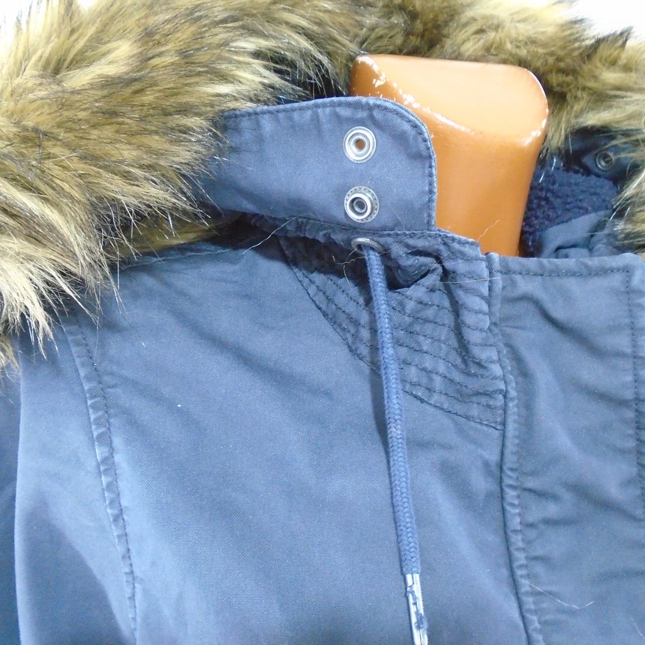 Damenparka Superdry. Dunkelblau. M. Gebraucht. Gut